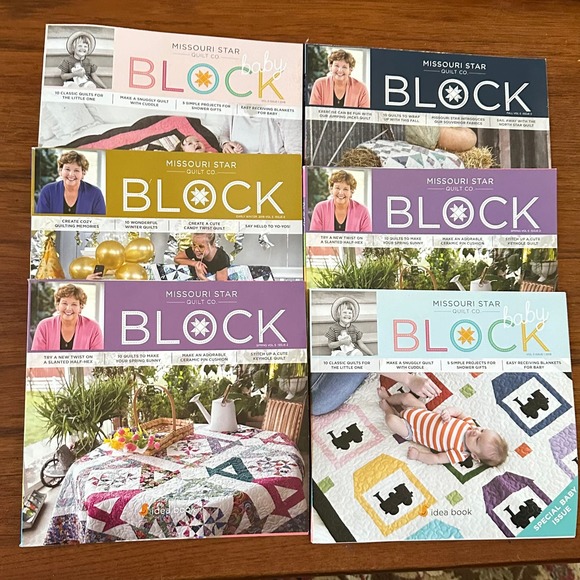 6 Missouri Star Quilt 2018 BLOCK Books - Picture 1 of 7
